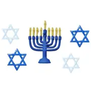 Hanukkah - Shelly's Buttons - Judaism / Star of David - Craft Sewing Scrap