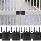 1/2Pcs Flip Gate Latch Lock 7.5inch Carbon Steel Door Latch Lock·-