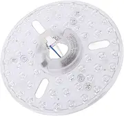 6.3in 24W LED Ceiling Fan Light Retrofit Kit, 3CCT, 3000K 4000K 6000K Dimmable, Ceiling Fan LED Light Replacement, Magnetic Attachment (A)
