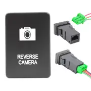 Switch Boss Green LED Push Switch fits Toyota Hilux (2015+) Prado 200 Series (2015+) - Reverse Camera