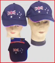 AUSSIE FLAG CAP HAT Anzac Day Sport Carnival Costume Work BBQ Party Souvenir NEW
