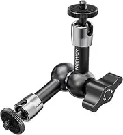 NEEWER 5.9"/15cm Adjustable Friction Magic Arm with 1/4" Screw on Both Ends， Compatible with SmallRig Cage， Flash/LED Light/Microphone/Monitor/SuperClip， Max Load 4.4lb/2kg, ST15