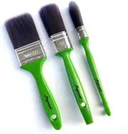 Stain Brushes for Chalk Paint Wood, Cabinet, Walls and Stencils, Oval, Flat a...