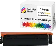 Yellow Compatible Toner Cartridge Replacement for HP 201X CF402X (2,300 Pages) for HP Color Laserjet Pro MFP M252 M252dw M252n M274n M277 M277dw M277n