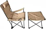 Reclining Folding Chair - Outdoor Folding Reclining Chair | Ergonomic Lounge Comfortable Portable Lightweight Chaise for Pool Patio Beach Backyard Tanning Lawn
