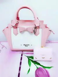 在飛比找Yahoo!奇摩拍賣優惠-samantha thavasa 日本小香 夢幻粉色手提包 
