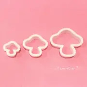 Mushroom Polymer Clay Cutter Set (style 1)