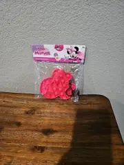 New Disney Minnie Mouse Red Fidget Popper Keychain Backpack Clip Sensory Toy