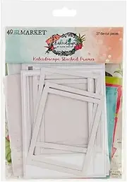 49 And Market Chipboard Set - Kaleidoscope Stacked Frames