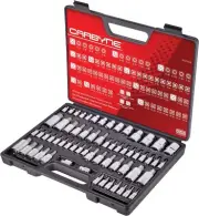 CARBYNE Master Torx Bit Socket Set & External (eTorx, Female Torx)...