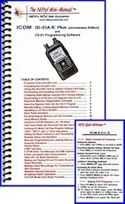 Icom ID-51A/E Anniversary Edition Mini-Manual & Card Combo by Nifty Accessories