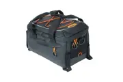 Basil Miles Tarpaulin Bicycle Trunkbag Black Orange 7L