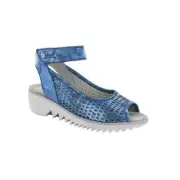 Wolky Frosty Womens Mary Jane Light Blue Amalia Nubuck, Size EU 37