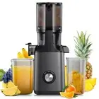 Cold Press Juicer JoyBear Slow Masticating Machines with 5.3" Extra Large Fee...