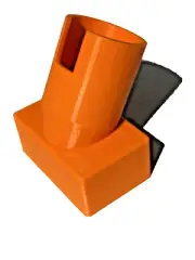 ThermoWorks Billows Fan Adapter for Oklahoma Joe Bronco Drum Smoker "Orange"
