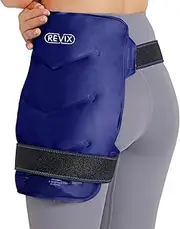 REVIX Reusable Ice Pack for Back Relief, 12 × 15" Extended Coverage, Soft Plush Lining Gel Cold Pack Wraps for Shoulder, Thigh, Hip, Multi-use Large Cold Compress