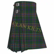 Scottish Traditional Clan Lundie Handmade 8-yard Tartan Kilt For Men