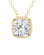 14K 1.50 ct. tw. Lab-Grown Diamond Solitaire Pendant