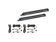 Kings 2x 20" Single Row Light Bar + 2x Plug N Play Wiring Harness Kit