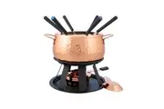 SWISSMAR BIEL 11 PIECE COPPER FONDUE SET