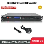 EL-30H 15W Wireless FM Transmitter Radio Broadcast Transmitter RDS FM Radio pe66