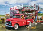 Engine Master Australia EUR-6000-5337 The Chev Apache Truck On Route 66 Jigsaw P