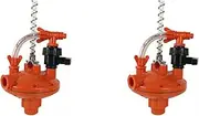 Binxind Poultry Farming System Water Line Water Pressure Regulator Automatic Pressure Regulating Valve 2Pcs Red