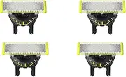 Ponliumer 4-Pack Replacement Blades for OneBlade 360, Compatible with Philips Norelco OneBlade QP430/80