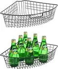 Lazy Susan Organizer Basket for 24" Diameter Turntable -Metal Organizing Storage