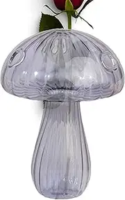 Glass Vase | Decorative Flower Propagation Vase | Floral Planter Table Decor for Indoor Room Shelf Windowsill Bathroom Living Room Bedroom Office Farmhouse Party