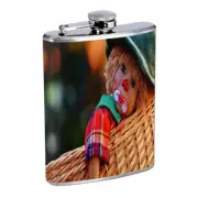 Sad Clown Em2 8oz Stainless Steel Flask Drinking Whiskey Liquor