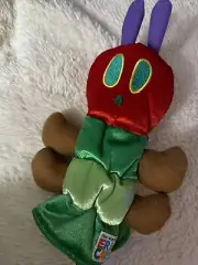 VTG 2007 KIDS PREFERRED ERIC CARLE THE VERY HUNGRY CATERPILLAR PLUSH PUPPET NWOT