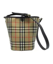 Check Bucket Shoulder Bag One size Black