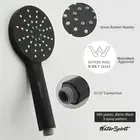 WELS Large round Hand held shower head 3 Mode Mist Spray With 1.5m Hose Bathroom