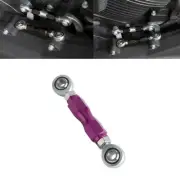 Purple CNC Mid-Control Adjustable Shift Linkage Rod For Harley Dyna Softail FXR