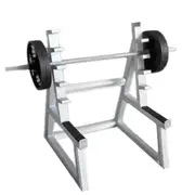 Squat Rack Pen Holder Fun for Office Funny Pen Holder for Men Desk Mini Pen Organizer (1 Bar with 4 Silver