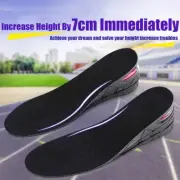 Men invisible increase of 2.7" air cushion insoles bid farewell to short height