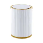 Automatic Trash Bin for Bathroom with Lid, 9 Liter round Waterproof Smart Rub...