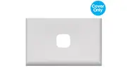 HPM Excel 1 Gang Light Switch White Cover | XL770/1PLWE