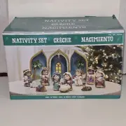 Christmas Holy Nativity Set, Crèche, Nacimiento ~12 Pc Costco Cute Nativity Set