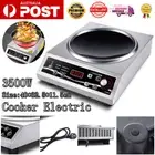 3500W Commercial Induction Cooker Electric Wok Burner Stove Cooktop Household AU