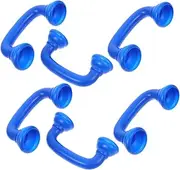 OFFSCH 6pcs Early Education Phone Learning Play Phone Pretend Play Communication Device for Teaching Materials Reading Fluency Devices Plastic Telephone Plastic Blue