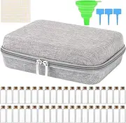 Seedling Organizer Storage Box | 40-Slot Seedling Packet Storage Box Organizer - Seedling Packet Storage Box with 40 Glass Bottles, Funnel for Flower Plants Garden