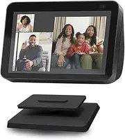 AutoSonic Stand for Echo Show 8 (1st Gen and 2nd Gen) | Accessories Made for Amazon Echo Alexa | Swivel and Tilt | Magnet Built-in | Black