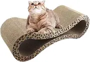 Cat Corrugated Scratcher Kitten Pet Claw Cardboard Scratching Post Board Bed Toy Mat Pad Catnip
