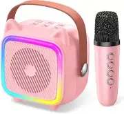 Mini Karaoke Machine Kids Portable Karaoke Machine with Bluetooth Wireless