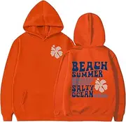 [DoMyStar] Baby Fleece Shirt Sleeve Soft Sweatshirt Graphic Hoody Kids Cute Pullovers Top Clothes for Girls (Orange-2, 4-5 Years), Orange-2, 4-5T