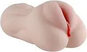 Male Masturbators, Deep Throat Blow Job Signature Stroker, Sex Toys for Men, with Hymen 3D Realistic Textured Pocket Pussy and Anus Sex Blowjob Stroker