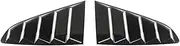 Compatible For Ford Mustang 2015 2016 2017 2018 2019 2020 2021 2022 Rear Window Blind Scoop Louvers Decoration Cover Car Accessories(Black)