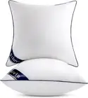 16"X16" Pillow Inserts Set of 2 Square Throw 16 Pillows with 100% Cotton Cover f